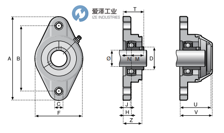 SYSTEM PLAST軸承UCFH207-35M-SS 愛(ài)澤工業(yè) ize-industries (3).png