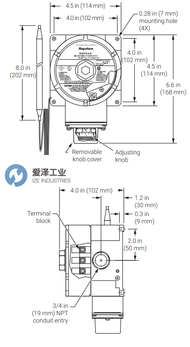 NVENT RAYCHEM機械溫控器E507S-LS 愛澤工業(yè) ize-industries (2).png