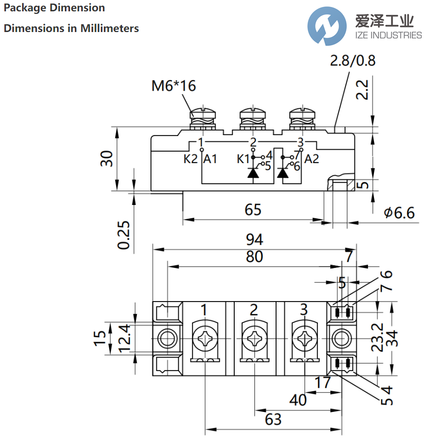 CATELEC晶閘管模塊CTT181GK16 愛(ài)澤工業(yè) ize-industries (2).png