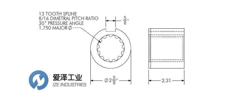 MAGNALOY聯(lián)軸器B6001308C 愛(ài)澤工業(yè) izeindustries.png