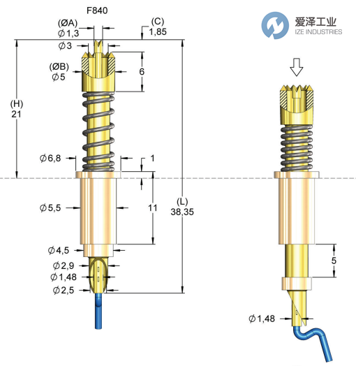 Feinmetall探頭F84014S150L1780 愛(ài)澤工業(yè) ize-industries.png