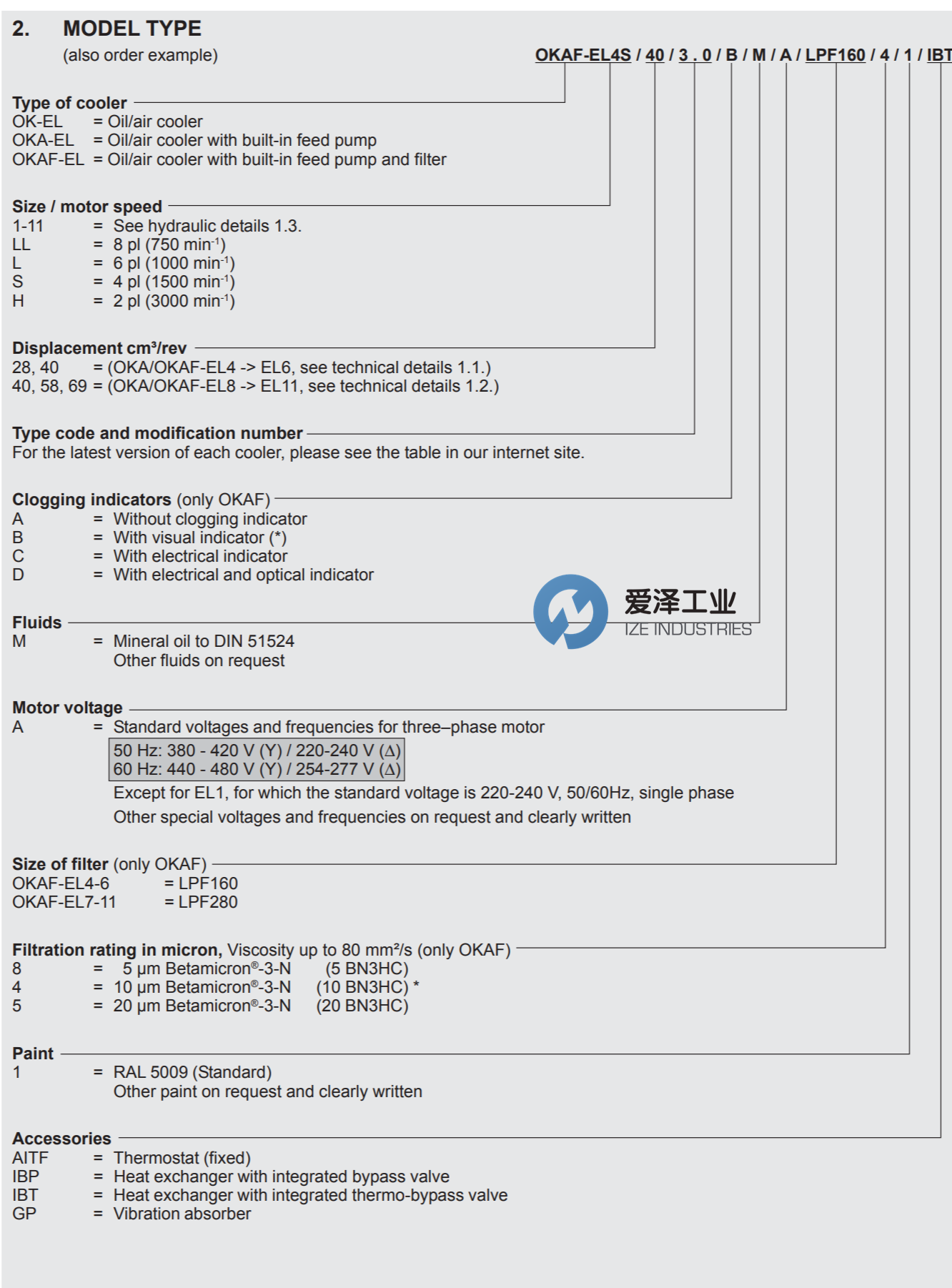 HYDAC冷卻器單元OK-EL系列 愛澤工業(yè) izeindustries.png