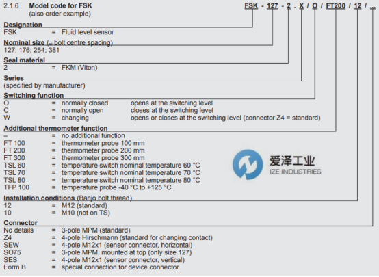 HYDAC液位計FSK系列  愛澤工業(yè) izeindustries(2).jpg