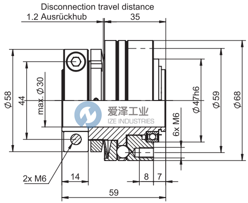 HA-CO聯(lián)軸器FHW-F-60-22H7-50Nm 愛澤工業(yè) ize-industries (3).png