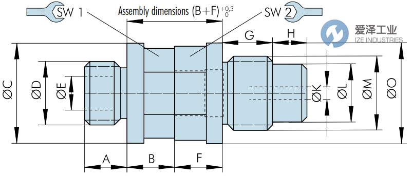 CYTEC快速接頭QCF08-N 愛澤工業(yè) ize-industries (2).png