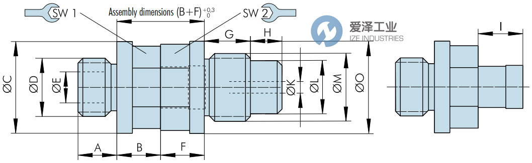 CYTEC快速接頭QCM08-N 愛澤工業(yè) ize-industries (2).png