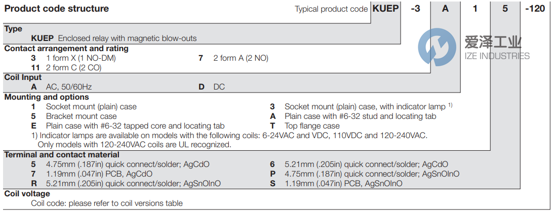 TYCO繼電器KUEP-11D15-24 110VDC 愛澤工業(yè) ize-industries (2).png