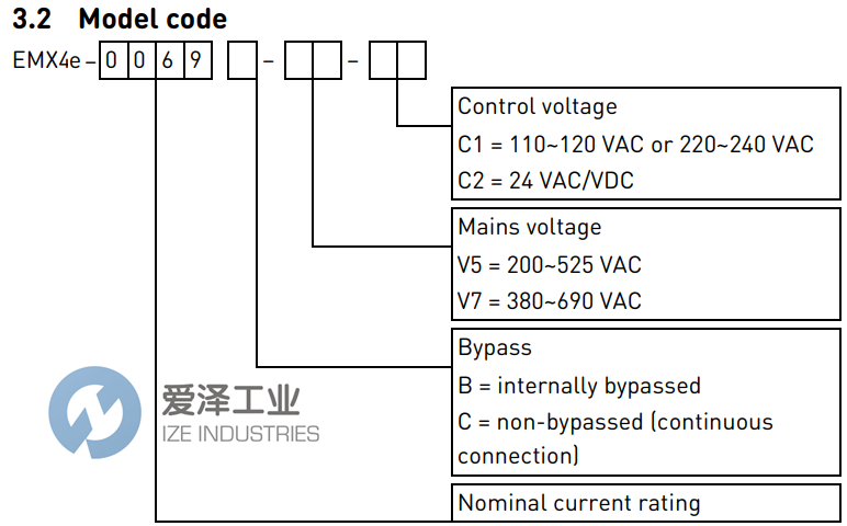 AUCOM軟啟動器EMX4E-0200B-V5-C1-H 愛澤工業(yè) ize-industries (2).png