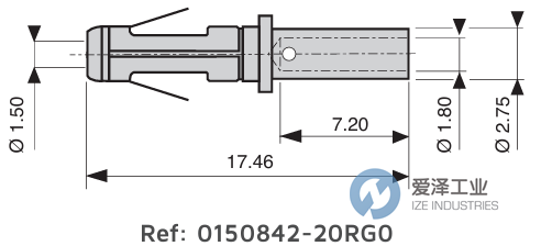 HYPERTAC壓接觸點(diǎn)0150842-20RG0 愛(ài)澤工業(yè) ize-industries.png