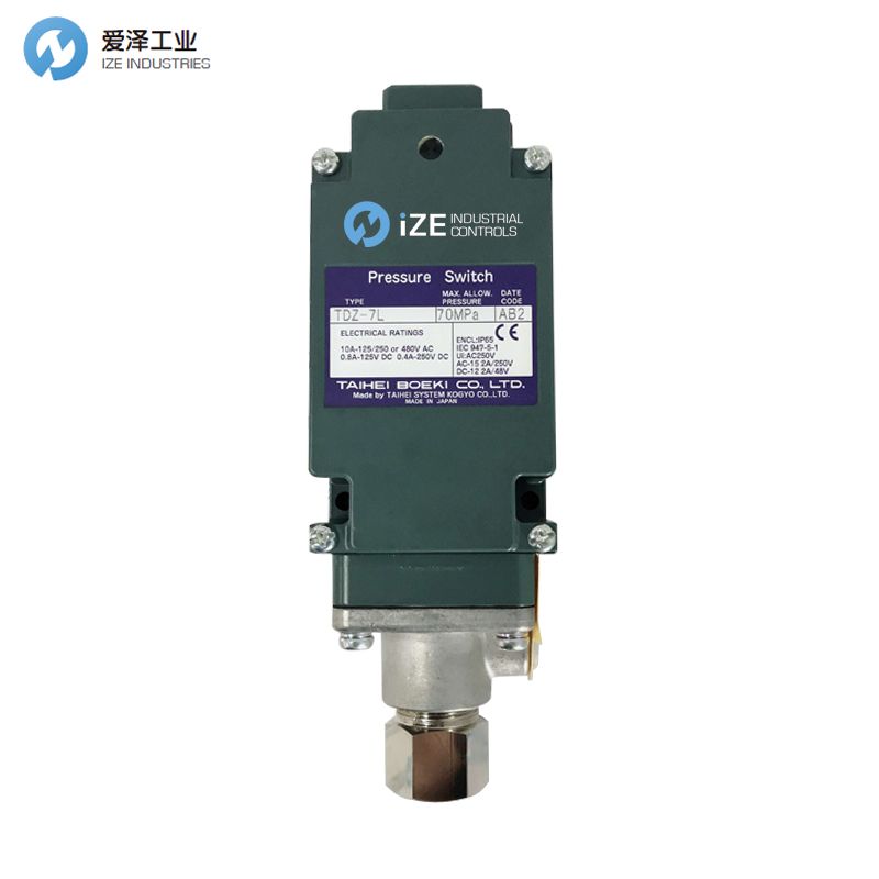 TAIHEI BOEKI太平壓力開關(guān)TDZ-7L 愛澤工業(yè) izeindustrialcontrols.jpg