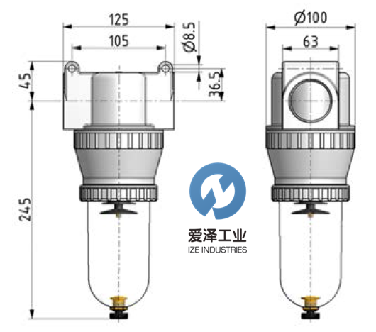 KNOCKS過濾器DF.56DF.57系列 愛澤工業(yè) izeindustries.png