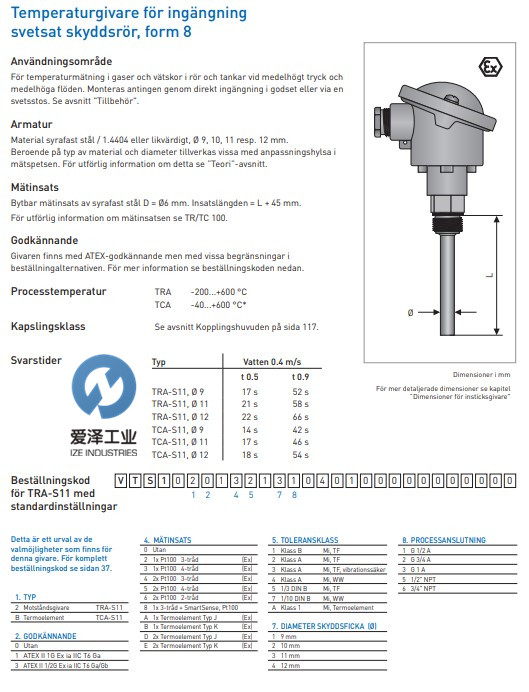 INOR溫度傳感器TRA-S11 愛澤工業(yè) izeindustries.jpg